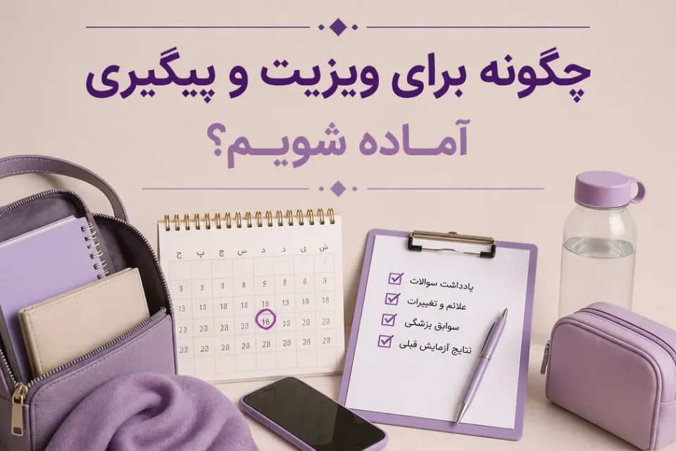 نمای توضیحی درباره چه زمانی تکرار پاپ اسمیر یا تست HPV پیشنهاد میشود